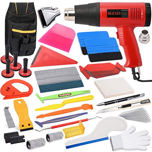 Vinyl Wrap Tool Kit with Heat Gun for Car Wrap, Window Tint and PPF