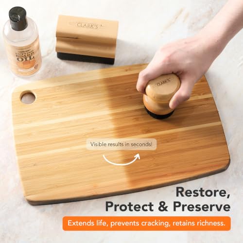 CLARK'S Food Grade Mineral Oil 12 oz, Butcher Block Conditioner - Unscented - style: Unscented - 12 Oz