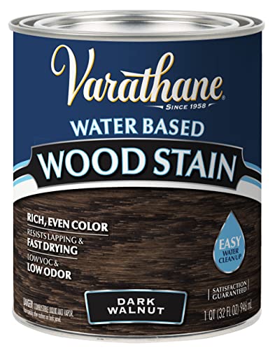 Varathane Dark Walnut Wood Stain - color: Dark Walnut, size: 1 Quart (Pack of 1)