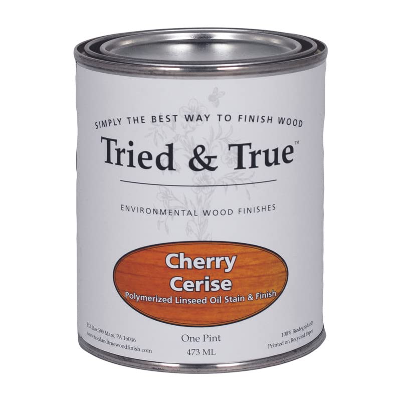 Tried & True Cherry Stain & Finish, Pint - color: Cherry, size: Pint