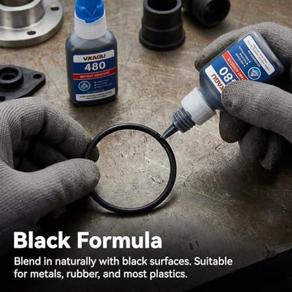 401 & 480 Super Glue Instant Adhesive 20g All-Purpose Strength & High Temp Resistance for Metal, Plastic, Rubber 2 Pack - size: 401 & 480, style: 2 Pack