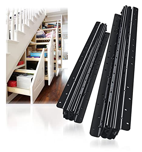 Heavy Duty Drawer Slides 12 14 16 18 20 22 24 26 28 30 32 34 36 40 44 48 52 56 60 Inch 500 Lbs Side Mount Full Extension Ball (Load: 250 lb – Bottom Mount, 40 Inch) - size: 40 Inch, style: Load: 250 lb – Bottom Mount