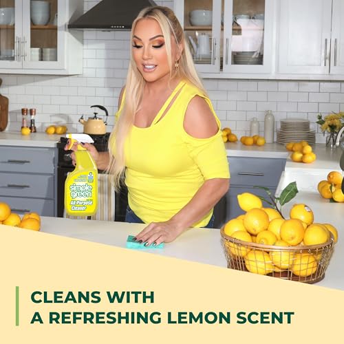 Simple Green All-Purpose Cleaner, 32 Fl Oz (Pack of 3), Lemon, 96 Fl Oz - size: 96 Fl Oz (Pack of 1)