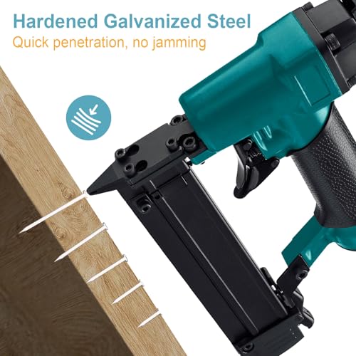 18 Gauge Brad Nails, 5 Sizes, 1500Pcs Nail Gun Nails for Brad Nailer - size: Combination 1500PCS