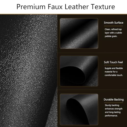 Faux Leather Fabric 54 x 36 Inch Fabric Leather Upholstery Fabric Sheet