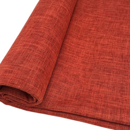 TinaKim Coarse Linen Type Cloth Fabric, Upholstery Material, for Couch Chair Repair DIY (8 Red, 1 Yard (57x 36 inch)) - color: Red, size: 1 yard pre cut