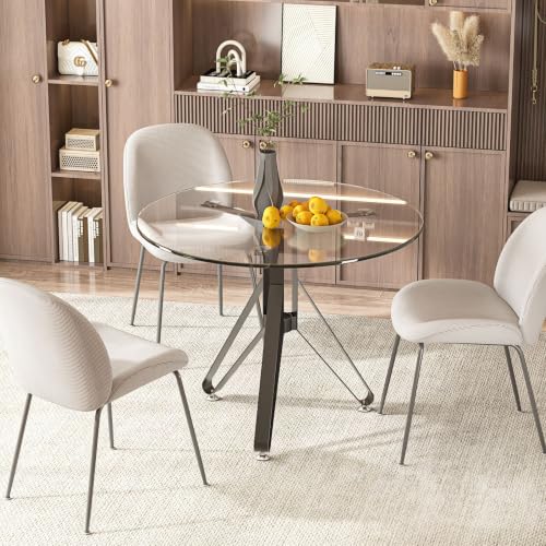 Metal Table Base with Suction Cups - color: Pitch Black