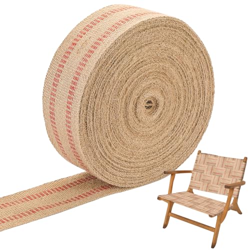 33 Yards Craft Jute Webbing Tape, Width 3.5" W Roll Webbing Tape