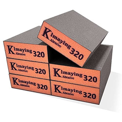 Sanding Sponge, 320 Grit Assortment Sanding Block - size: 320grit-6PCS