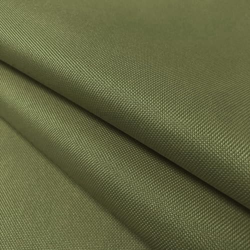 BECHAEO Waterproof Upholstery Canvas Fabric by the Yard, 2 YDS Olive Green - color: Olive Green, size: 2 Yards 58" x 72" (Pre-cut)