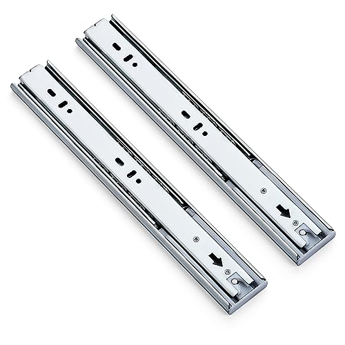 Ravinte Silver Soft Close Drawer Slides 12 Inch 1 Pairs 2 Pack - color: Silver, size: 12 Inch