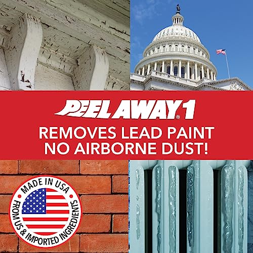 Peel Away 1 Paint Remover - HEAVY DUTY - Removes Up to 30 Layers of Lead, Oil, & Alkyd-Based Paints & Coatings - The Older the Paint the Better - Complete Paint Removal System Under the Lid - 5 Gallon