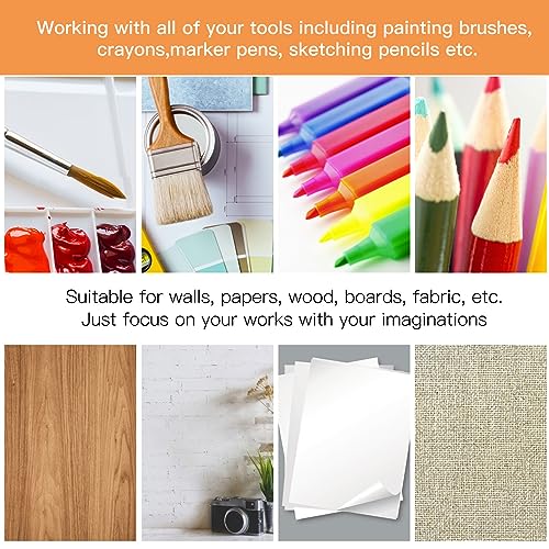 OOTSR 12 Geometric Painting Stencils Set, 11.4"x8.3" Art Templates for Crafts Reusable, Painting Stencils for Painting on Wood, Furniture Wall Scrapbooking, Home Decor DIY Supplies