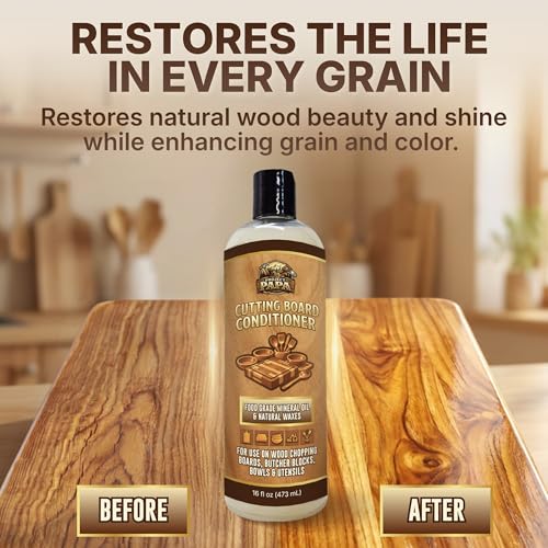 Butcher Block Conditioner, Food Grade Mineral Oil and Beeswax - size: 16 Fl Oz (Pack of 1)