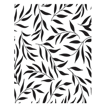 Dixie Belle Paint Company Stencil - Leaf Me Alone - 16� x 20� - style: Leaf Me Alone