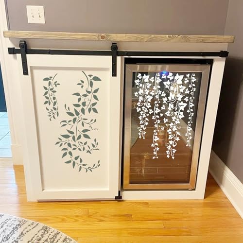 Tree Leaf Vine Stencils for Painting on Wood Large Bird Branches Stencils