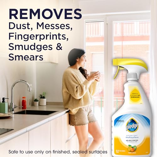 Pledge pH Balanced Multi Surface Cleaner Spray, Fresh Citrus, 25 oz, 3 pk - size: 25 Fl Oz (Pack of 3)