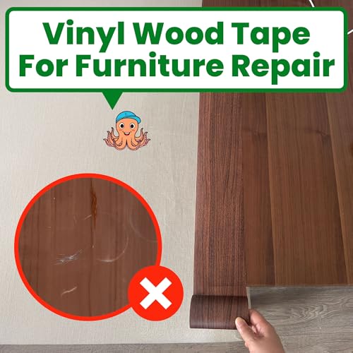 ECOHomes Wood Grain Repair Tape (Chestnut Maple, 2.25 Inch x 15 Feet) - color: Chestnut Maple, size: 2.25 Inch By 15 Ft