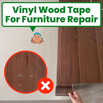 ECOHomes Wood Grain Repair Tape (Chestnut Maple, 2.25 Inch x 15 Feet) - color: Chestnut Maple, size: 2.25 Inch By 15 Ft