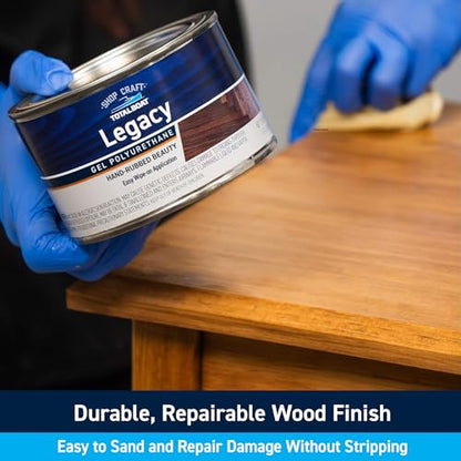 TotalBoat Legacy Wipe-On Polyurethane Wood Finish - Satin Pint