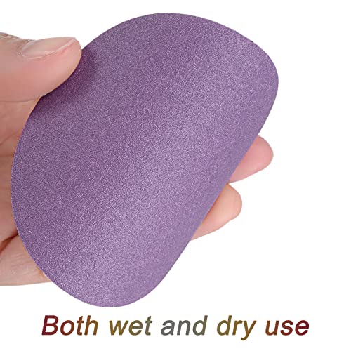 uxcell 20Pcs 3-Inch Purple Sanding Discs 240 Grits Hook and Loop Professional Aluminum Oxide Sand Paper Wet Dry Polish for Wood Metal Paint Finishing - style: 240 Grit