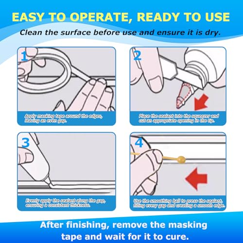 Gray RTV Silicone Sealant Adhesive 100% High Temperature Silicone Caulk Waterproof Stronger Adhesion Shrink & Crack Proof for Automotive Kitchen Bathroom Window Gasket -1.8oz/50g - color: Gray