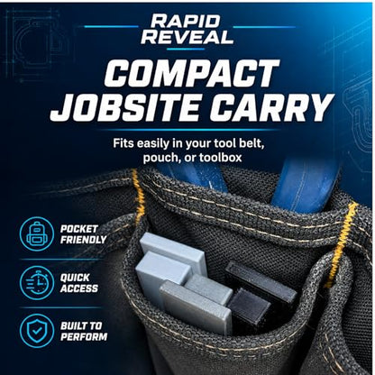 Rapid Reveal - Trim Reveal Tool - 1/4" Trim Gauge - Door Reveal Marking Tool - Durable ABS Plastic - Accurate Jamb Marking - Finish Carpentry & Woodworking Tool - Made in The USA (1/4 Inch Spacer) - size: 1/4 Inch