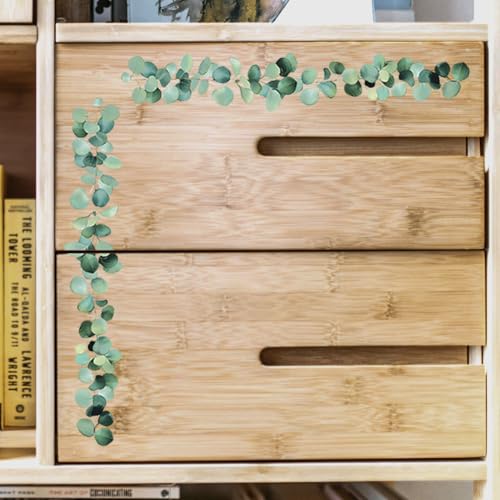 Peacoblue Leaves Corners Rub On Transfers for Furniture Craft 6"x12" - style: Leaves Corners