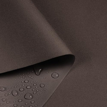 Waterproof Marine Canvas Fabric by The Yard 58" W 600D PVC Backing 15 Yards - color: Dark Brown, size: 15 Yards