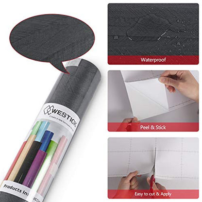 WESTICK Wood Peel and Stick Countertops Waterproof Wood Contact Paper for Cabinets 394"x12" Self Adhesive Countertop Vinyl Wrap Removable Wooden Grain Wallpaper for Kitchen Tables Drawers Walls - size: 12" x 394"