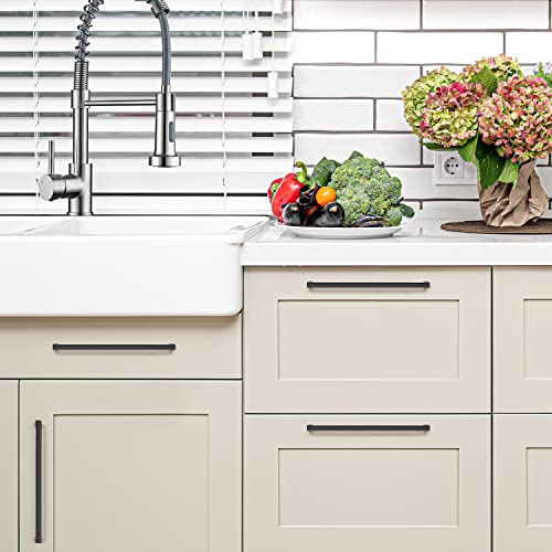Ravinte Matte Black Kitchen Cabinet Handles 7-1/2 Inch Pulls 35 Pack - color: Matte Black, size: 7-1/2 Inches Hole Center