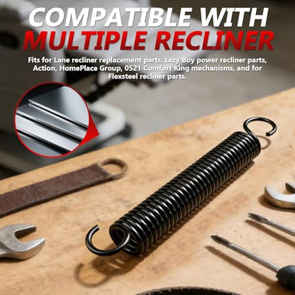 2 Pack 4 7/8-Inch Replacement Recliner Springs for Lane Recliner Spring