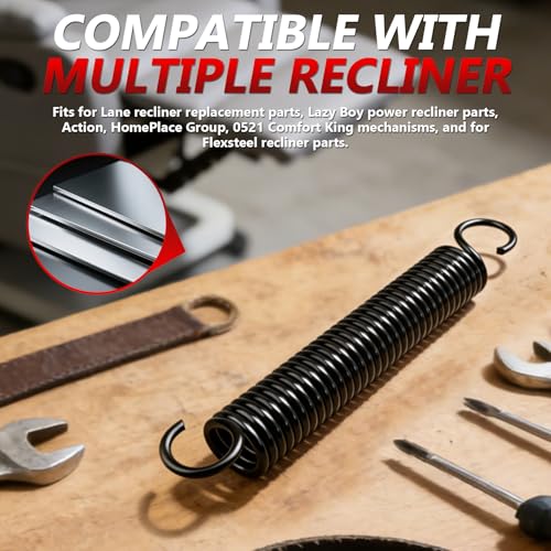 1 Pack 4 7/8-Inch Replacement Recliner Springs for Lane Recliner Spring