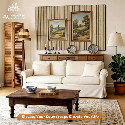12 Pack Acoustic Panels, 11.8”x15.7”x0.35” Soundproof Panels,Teak - color: Teak, size: 12 PACK