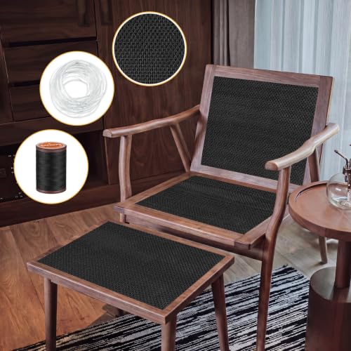 SmoothNovelty 3 Pcs Black Patio Chair Replacement, 59 x 79 Inch - color: Black, size: 59 x 79 Inch