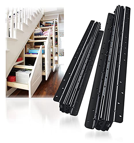 YENUO Undermount Concealed Drawer Slides Full Extension 16–40 Inch 250 LB - size: 16 Inch, style: Load: 250 lb – Bottom Mount