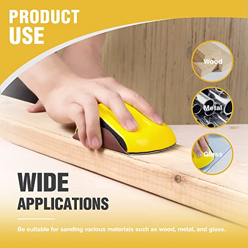 Sanding Block 1 PCS Hand Sander 5 Inch Hook and Loop Sanding Block 1 Pack Automotive Sanding Block for Woodworking,Furniture Making,DIY Handicrafts,or Car Repairs - style: 1PCS Mouse Sanding Block