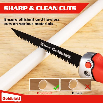 Goldblatt Folding Drywall Saw, 5-Inch Jab Saw for Wallboard, Plywood & PVC - size: Foldable 5" Blade