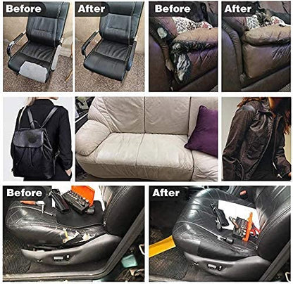 Leather Repair Tape kit Self Adhesive Patch Heavy Duty Retro Blackish Green 4 x 60 inch for Furniture Couch Computer Chair - color: Blackish Green, size: 4*60 inch