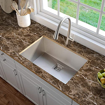 Brown Marble Contact Paper Granite Peel and Stick Countertops Self-Adhesive - size: 17.7" x 118.1"