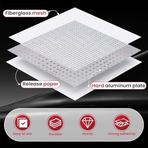 Drywall Repair Kit 30 Pack, 2/4/6/8 inch Drywall Repairs Patch, Dry Wall Patch with Scraper and Sandpaper for Drywall Repair Patch Kit - size: 30