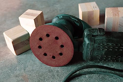 Starbond 5 Inch 8 Hole Sanding Discs, 100 Pack Hook and Loop Sandpaper Set - size: 100 Pack
