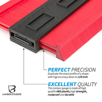 Contour Gauge 10 Inch, Widen Plastic Profile Gauge Duplicator