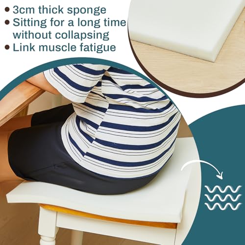 Frienda 2 Pack 1" x 18" x 18" Upholstery High Density Foam Square White - color: White, size: 1" X 18" X 18", style: Square