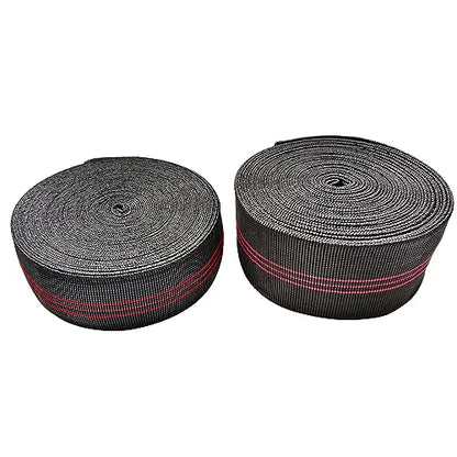 40ft Sofa Elastic Webbing Elasbelt Stretch Latex Band Furniture Repair DIY Upholstery Modification Elasbelt Chair Couch Material Replacement (Red 5cm 12m) - color: Red 5cm 12m