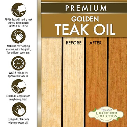 STAR BRITE Teak Oil, Premium Teak Care & Restoration - style: Complete Kit