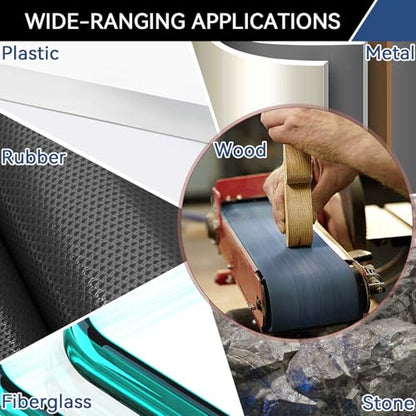 3x21 Inch Sanding Belts 20 Pcs 60 Grits Heavy Duty Belt Sander Zirconia Belt Sander Paper for Wood, Metal, Stainless Steel, Automotive, and Furniture - style: 60 Grits-20 PCS