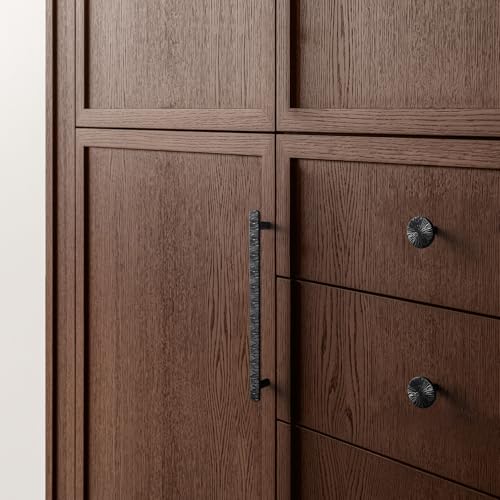 Goo-Ki 3-3/4 Inch （96mm） Hole Centers Luxurious & Sturdy Zinc Alloy Cabinet Handls,Matt Black Cabinet Pulls for Kitchen,Drawer,Cupboard & Wardrobe,6 Pack - color: Matte Black, size: 3.8 inch (96 mm) Hole Centers, style: Pulls With No Backplate