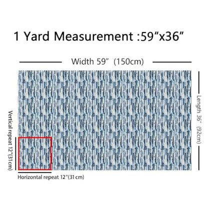 Ombre Fabric By The Yard, Gradient Upholstery Fabric, Stripe Abstract Wood - color: Multi 14, size: 5 Yards