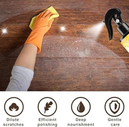 2PCS Natural Beeswax Spray, Beeswax Spray Cleaner, Furniture Polish,The Original Furniture Polish for living rooms,kitchens,wood furniture floors